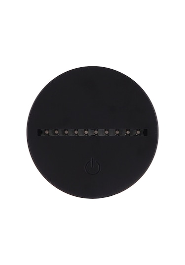 Sones Yunus Atlama Tarzı 3d Dokunmatik Anahtarı Kontrol Led Işık, 7 Renk Renk Değişikliği Yaratıcı Görsel Stereo Lamba Masa Lambası Gece Lambası Çok Renkli