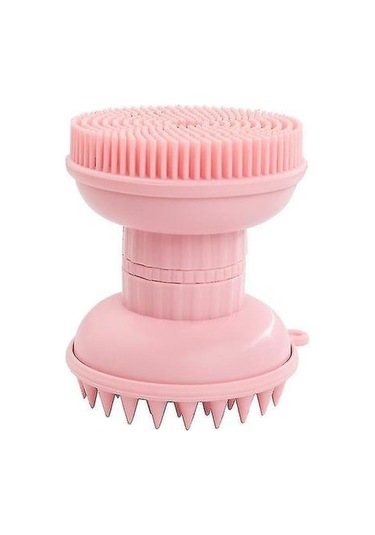 Pet Tarak Fırçaları 2 1 Pet Köpek Kedi Silikon Banyo Fırçası Köpek Banyo Fırçası Evcil Hayvan Banyo Pembe