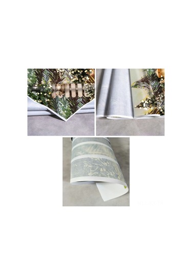 Kangvka Noel Temalı 2.1x1.5m Fotoğraf Arka Planı - Poliester Fiber W-7319 Modeli Çok Renkli