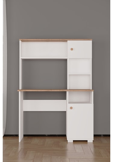 Meta Çalışma Masası Atlantik Çam Beyaz Atlantik Çam Beyaz