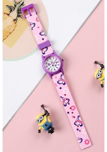 Q&Q QCG2209 Su Geçirmez Rakamlı Kız Çocuk Kol Saati