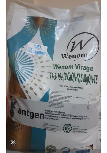 Wenom Virage 11-5-19+(9Cao)+(2,5Mgo)+Te 15 KG