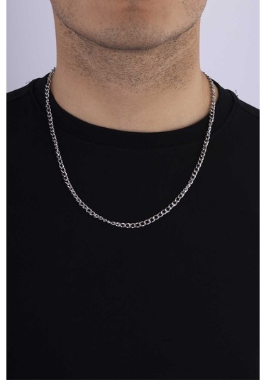 Gümüş Pazarım Klasik Model Erkek Çelik Zincir Çok renkli