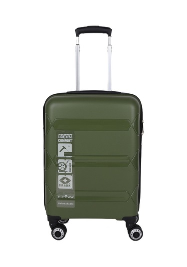 Hotowa Gold Pp Valiz 8011 Haki Yeşil Tsa Kilitli Büyük Boy