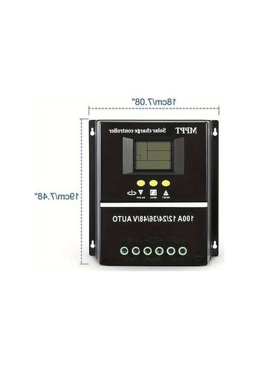 Pazly 60a Mppt Şarj Regülatörü - Siyah - 1 Adet Ankatek Marka Solar Güneş Enerjisi Ürünü