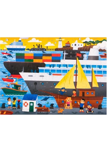 +4 Yaş Liman 80 Parça Puzzle (Eolo)