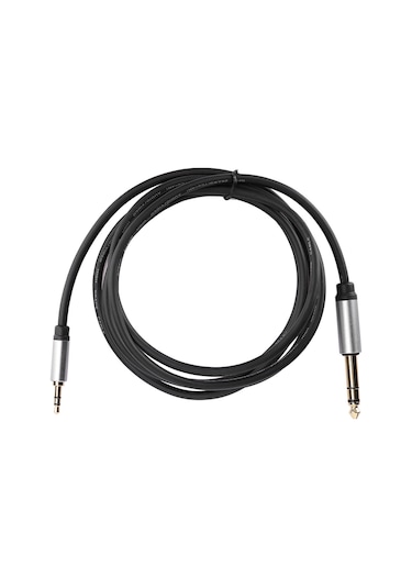 Ximistore9 1.8m 3.5mm'den 6.5mm'ye Alüminyum Allüviyum Ses Kablosu - Kaliteli Ses, Dayanıklı, Plug & Play