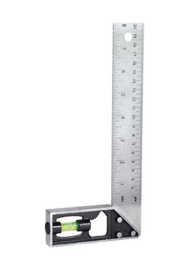 Bts Bts03022 20cm Su Terazili Alüminyum Gönye