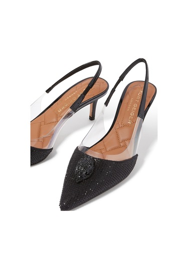 Kurt Geiger Şık Ve Rahat 65 Cm Topuklu Slingback Ayakkabı Siyah