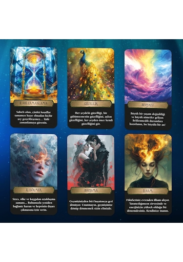 Evrenden Mesajlar Tarot Kehanet Destesi / 90 Açıklamalı Kart