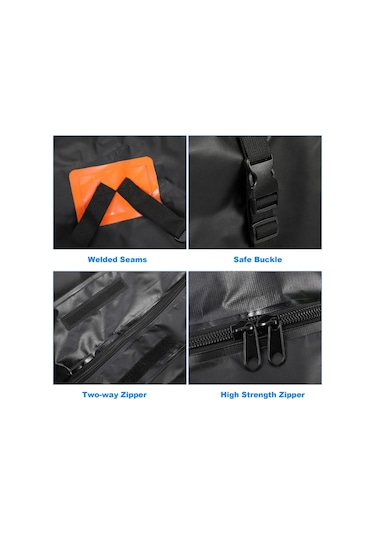 Jms Seyahat İçin Su Geçirmez Araba Çatı Kargo Bagaj Çantası