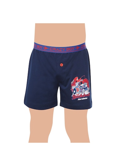 Tutku 6'lı Erkek Çocuk Elastan Baskılı Boxer 13-14 Yaş 0253 Çok Renkli