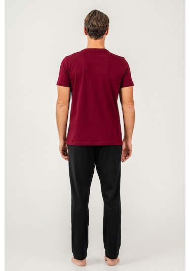 Arnetta Erkek Bordo Pijama Takımı 5274-49542 Bordo