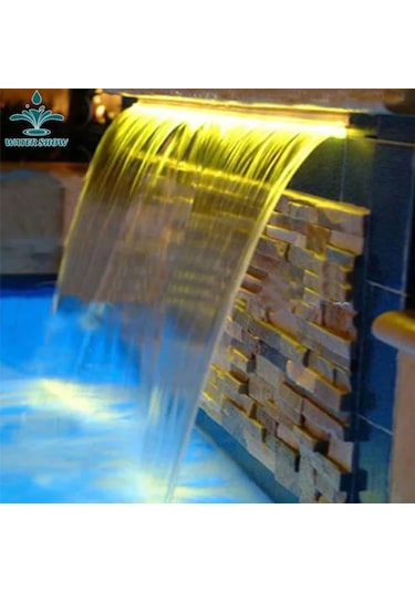 Watershut 150 CM Duvar Su Perdesi Bahçe Duvar Şelalesi