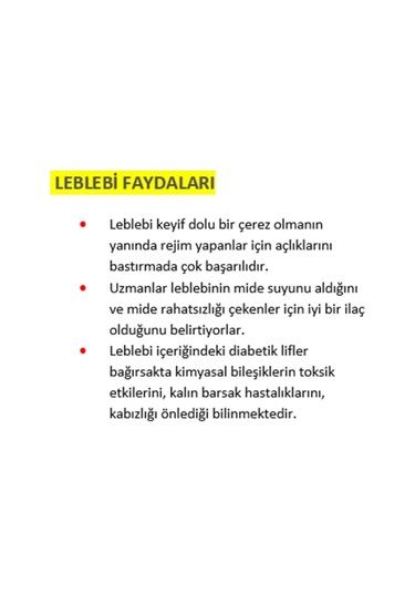 Tuğba Kuruyemiş Leblebi 500 Gr