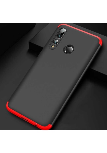 Huawei Y9 Prime 2019 Kılıf Zore Ays Kapak Siyah-Mavi