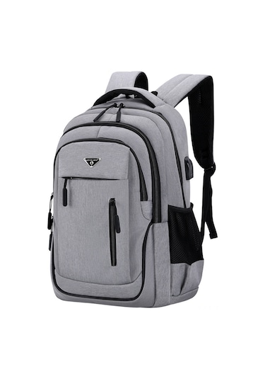 Yifomall Siyah 20" Usb Şarjlı Büyük Kapasiteli Çift Omuzlu Çanta - İş, Okul, Seyahat İçin Bilgisayar Ve Eşya Taşıma Siyah