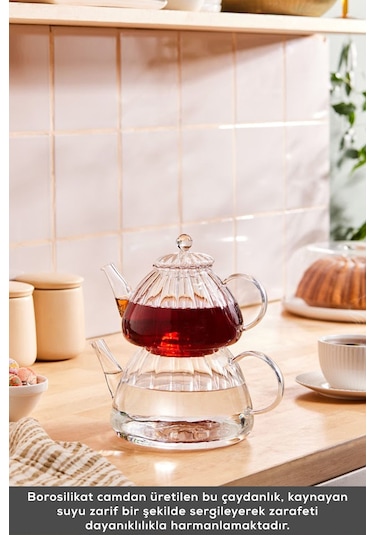 Karaca  Lori Borosilikat Cam Çaydanlık
