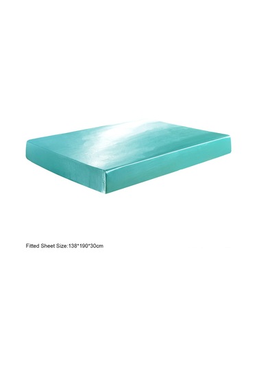 Jeehugo Yumuşak Simüle İpek Materyal, Tüm Yönlü Elastik Ve 30cm Derin Cep Tasarımı, Çift Beden Mavi-yesil Kelebek Tulumu DiğER