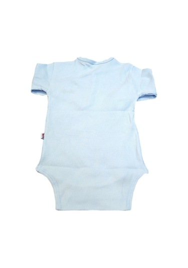 Sema Baby Uzun Kol Kaşkorse Badi (Body) Mavi 6-12 Ay Mavi