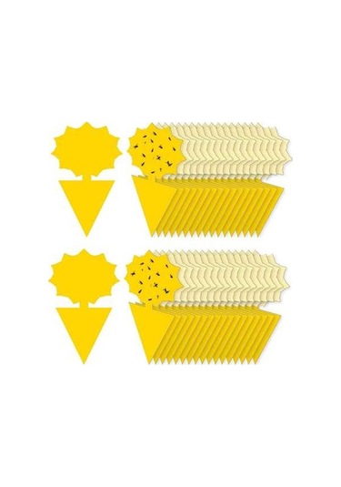 Novahub Parlak Sarı Uçan Böcek Tuzakları - Uv Dirençli, Su Geçirmez Yapışkan, İç/dış Mekan İdeal