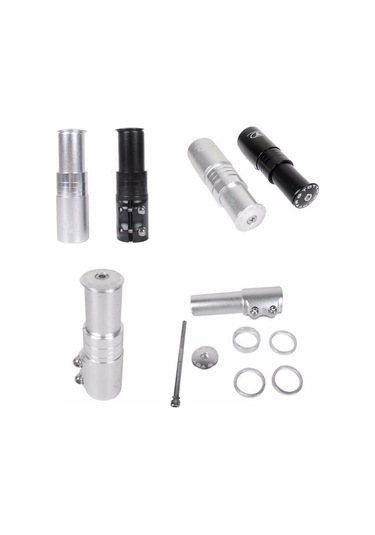 Hombey Mountain Bike Fork Kolu Yüksekliği Artırıcı, Yüksek Ayarlı Bisiklet Erişoryası, Kol Konumu Düzenleyici, Dayanıklı Bisiklet Aksesuarı Kırmızı