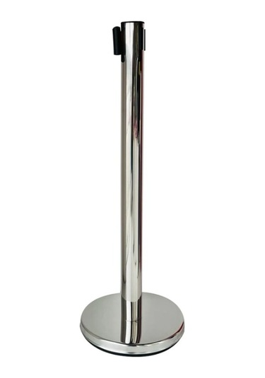 2 Adet Krom Şerit Bariyer 3mt , Yönlendirme Bariyeri, Şerit Bariyer, Protokol Bariyeri