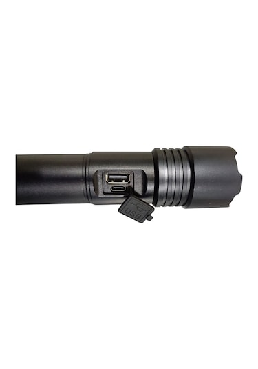 1300 Lümen Tg Led 2800 Mah Zoom Özellikli Şarj Edilebilir El Feneri Sk3600 Çok Renkli