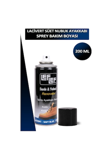Bağcık + Nuri Leflef Süet Nubuk Ayakkabı Sprey Bakım Boyası 200 Ml Set 001