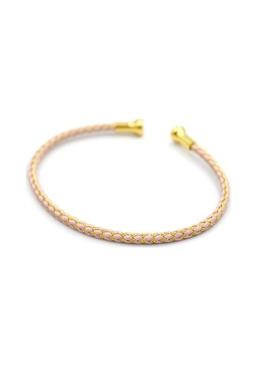 Örgü Pndr Bileklik - Pembe Çok Renkli