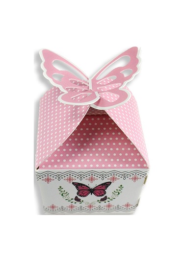 Mutluadim 50 Adet 5X7Cm Kelebek Demonte Karton Kutu