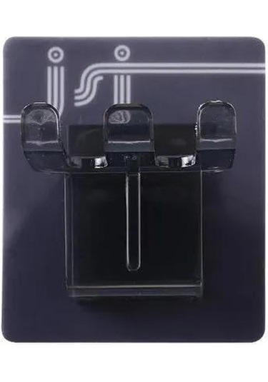 Honmex Banyo Fırça Tutucu Seti, Plastik Materyal, 2 Adet, Otomatik Yapışkan Montaj, Sıcaklık Ve Suya Dayanıklı Gri