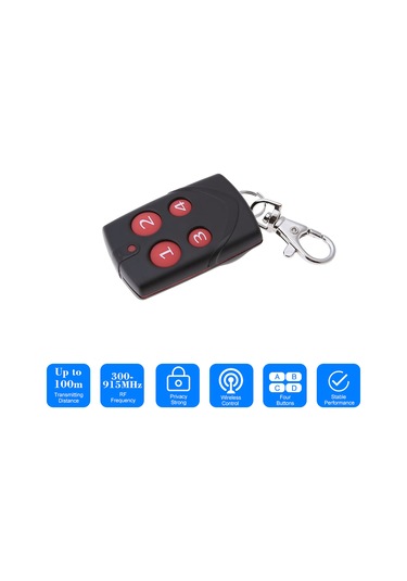 Skycity 300-915mhz Çok Frekanslı 4 Tuşlu Kumanda Kopyalayıcı - Garaj Kapısı, Elektrikli Kapı, Araç Kontrolü İçin Kablosuz Uzaktan Kumanda Tek Adet