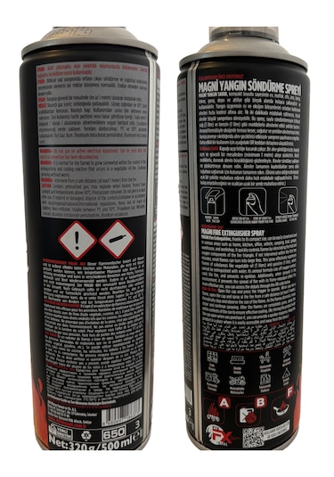 404 Magni Yangın Söndürücü Sprey 500 Ml 30lu