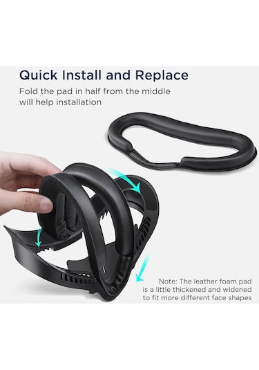 Kıwı Design Yüz Yastık Pedi Uyumlu - Quest 2 Aksesuarı