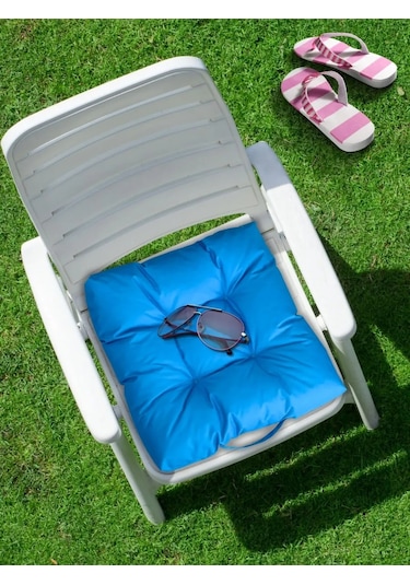 23 Linia 50x50x10 Cm Su Geçirmez Sandalye Mind 404123381 Gri-mavi