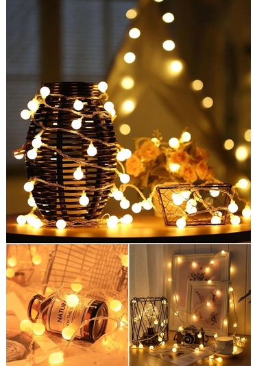 Trendpoint 20 Ledli 3 Metre Şerit Led Sembollü Kablolu Süsleme De