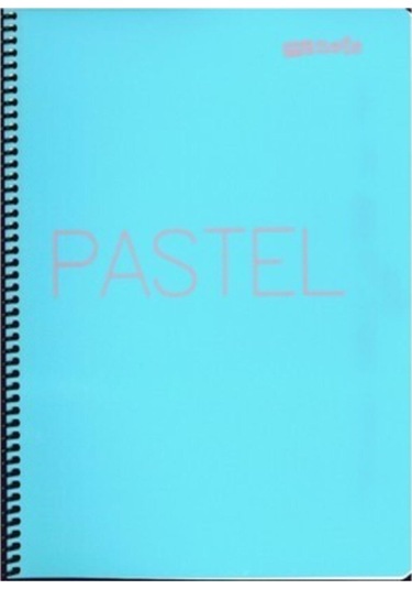 80 Sayfa Kareli Pastel Defter 4 Adet Karışık Renk Çok Renkli