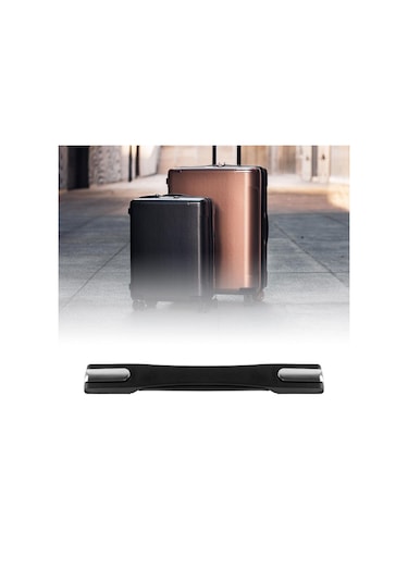 Homyl Bagaj Çantası Sapı Taşıma Seyahat Sandığı Için Tutacak Siyah Çok Renkli