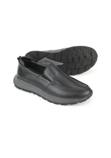 Ziya, Erkek Hakiki Deri Konfor Ayakkabı 15310z8082 Siyah 15310z8082 000 Siyah