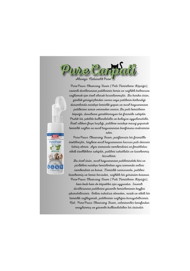 Purecanpati Köpek Pati Temizleme Calming Vitamin Seti