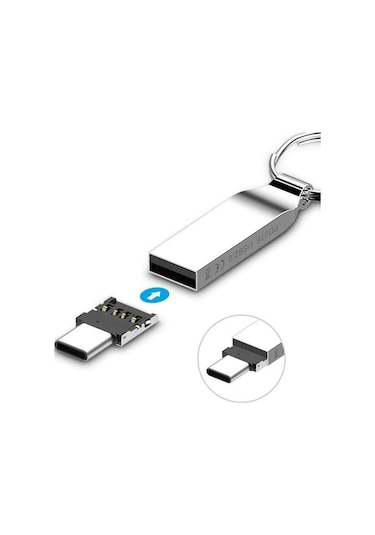 Ancheyn Type C To Usb Çevirici Mini Dönüştürücü Otg Adaptör 4497