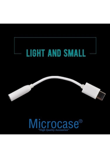 Xiaomi Mi 8 Lite Type-C Kulaklık Dönüştürücü 3.5 Mm Jack Adaptör