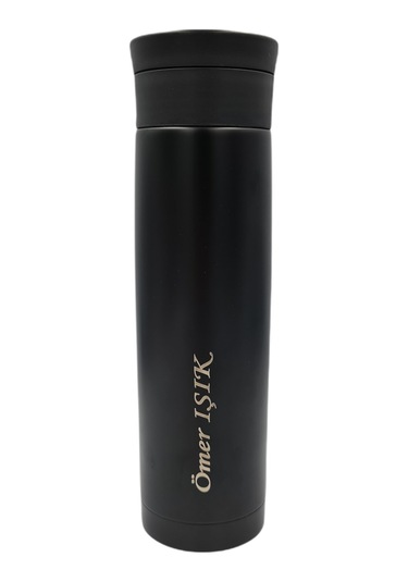 Kişiye İsme Özel 304 Paslanmaz Çelik 500 ML Sızdırmaz Vakumlu Fil