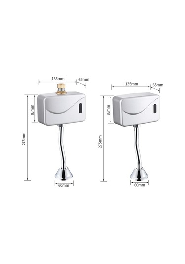 Suntek Akıllı Algılamalı Pisuvar Sifonu Havaalanları Otel Stil D