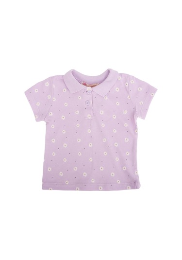 Bebelop Papatya Desenli Polo Yaka T-shirt 001