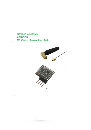433mhz Ask/ook Rf Verici Seti Ntx04cn4-set