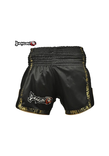 Dragon Mt2019 Federasyon Onaylı Muaythai Şortu Siyah