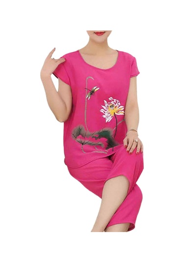 Kraliyet Mavisi Eladies 1 Takım Tişört Pantolon Kısa Kollu Gevşek İki Parçalı Çiçek Hayvan Baskı Orta Yaşlı İçin Pijama Seti Saks Mavisi Kraliyet Mavisi Eladies 1 Takım Tişört Pantolon Kısa Kollu Gevşek İki Parçalı Çiçek Hayvan Baskı Orta Yaşlı İçin Pijama Seti Saks Mavisi