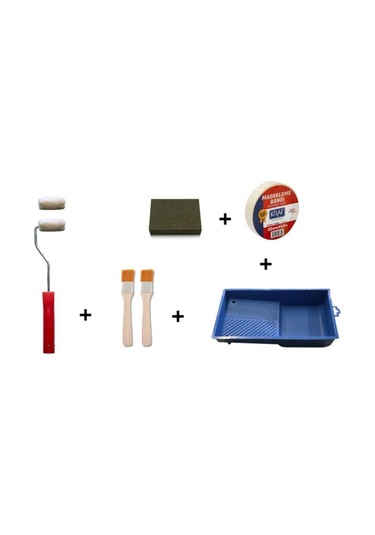 Cadence Kadife Rulo Fırça Seti 5Cm